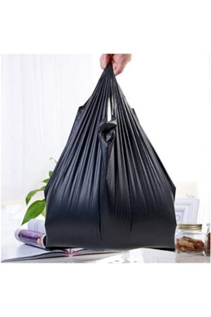 Siyah Atlet Poşet Tekel Poşeti Çöp Poşeti Orta Boy 28x50 Cm