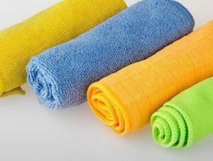 Mikrofiber Temizlik Bezi Araba Yıkama Bezi Mutfak Bezi 4 Lü