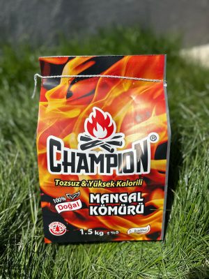 Champion Mangal Kömürü 1,5 Kg Elenmiş